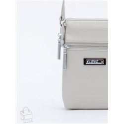 Сумка женская кожаная 0782CH l.gray Polina&Eiterou  в Новосибирске