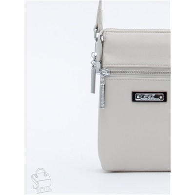 Сумка женская кожаная 0782CH l.gray Polina&Eiterou  в Новосибирске