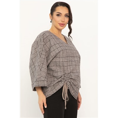 Блуза Ватсон (коричневая) Б14687-12М