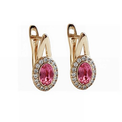 Серьги с кристаллами Swarovski