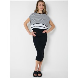 Комплект трикотажный для женщин: джемпер, юбка