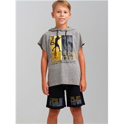 Комплект трикотажный для мальчиков: фуфайка (футболка), шорты