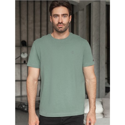 Футболка базовая полуприлегающая из премиального хлопка с эластаном