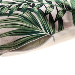 Наволочка декоративная Этель «Тропики» 40×40 см, велюр, 100% п/э