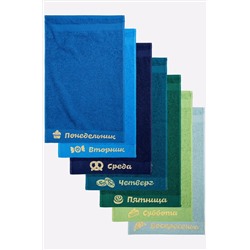 Набор мягких махровых полотенец 7 шт Happy Fox Home