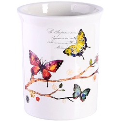 60132 Подставка для столовых приборов Бабочки в саду дол/жел LR (х24)