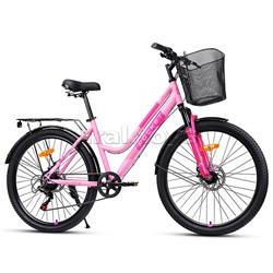 Велосипед 26" Rocket lady Steel 26, цвет розовый, размер 17"