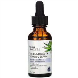 InstaNatural, Омолаживающая сыворотка с витамином C тройной силы, 30 мл (1 жидк. унция)