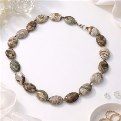 Бусы из натуральных камней яшма, арт.218.310