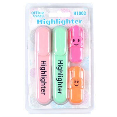 Текстовыделитель набор 4 штуки / H1003 /уп 48/288/АКЦИЯ