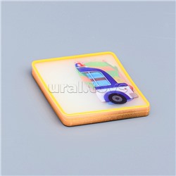 Пластиковое лото для малышей (нов) 3+ Машинки. Найди половинку