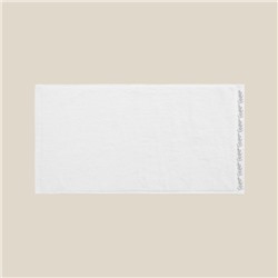 Полотенце махровое SL HOME: Floral «Блан де Блан» 30×60 см, хлопок 100%, белое