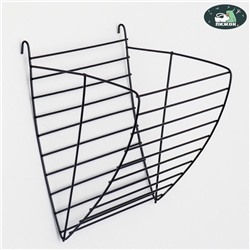 Кормушка для сена металлическая, 17×14×16 см