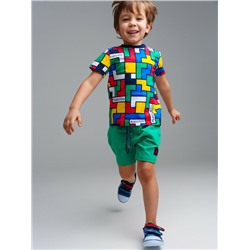 Комплект трикотажный для мальчиков: фуфайка (футболка), шорты