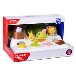 Развивающая игрушка "" со зверятами, в коробке