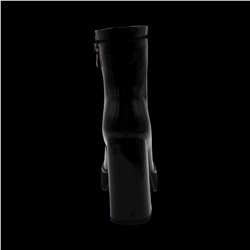 Ботинки из натуральной кожи Р-152-8 черные