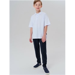 Джемпер трикотажный с воротником поло для мальчиков