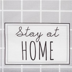 Полотенце Этель Stay at Home 40×73 см, репс 210 г/м², 100%хл