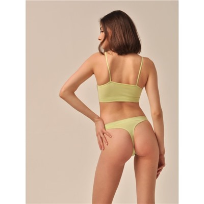 Трусы женские String mini, размер S, цвет нежно-зелёный