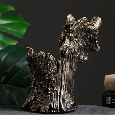 Подставка для бутылки «Тигр», под бронзу, 16×18×24 см