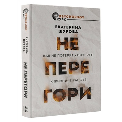 АСТ Шурова Екатерина "Не перегори. Как не потерять интерес к жизни и работе"