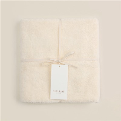 Коврик махровый SL HOME: Basic «Айвори», 50×70 см, хлопок 100%