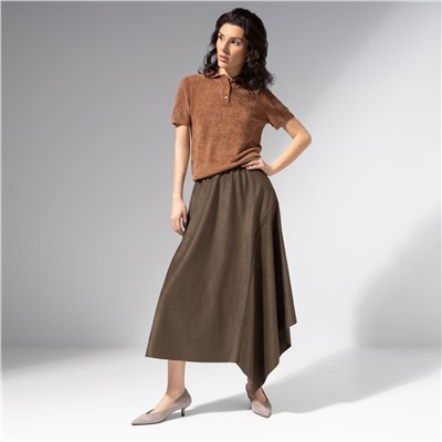 Юбка из мягкой экозамши, Грация рассвета