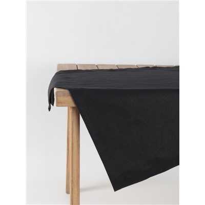 Простыня для бани «Этель» Linen, 140×100 см, лён 100%, чёрная