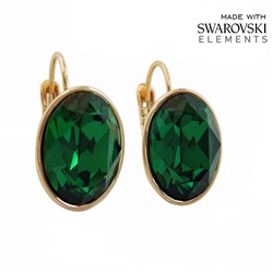 Серьги с кристаллами Swarovski