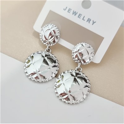 Серьги женские бижутерия на уши, коллекция LALIQ, арт.003.206