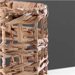 Плетёная корзина для хранения «Борнео», 250×250×190 мм, натуральный