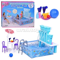 Набор мебели для кукол 2878 "Отпуск" в коробке