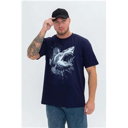 Футболка мужская 8500/1 (Темно-синий_акула)