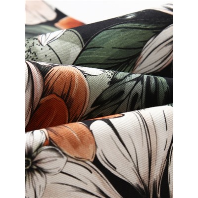 Набор салфеток с декоративными кольцами «Этель» Meadow flower, 40×40 см - 2 шт., 100% хлопок, саржа