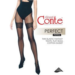 Колготки женские CONTE Колготки с имитацией ажурных чулок PERFECT
