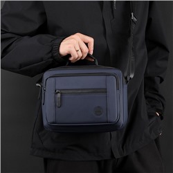 H1252-4 черн Сумка мужская (26х20х11)