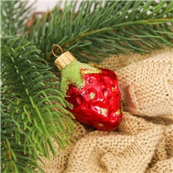 Ёлочное украшение «Клубничка» h=6 см