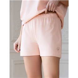 Короткие шорты с поясом на резинке из эластичного хлопка