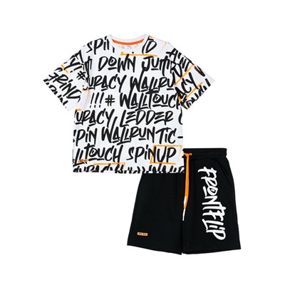 Комплект трикотажный для мальчиков: фуфайка (футболка), шорты