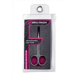 Frau Finger Ножницы маникюрные для кутикулы изогнутые / Professional FSP-133DP, матовые, ручная заточка, 9,5 см KRISTALLER, 1110652