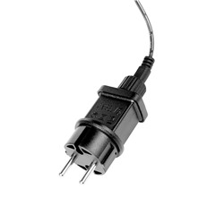 Венок фиброоптический «Заснеженный», d=50 см, 8 режимов