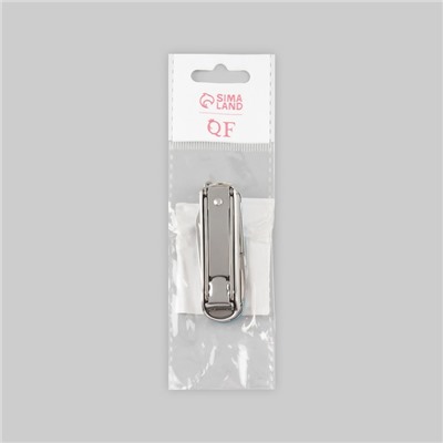 Кусачки-книпсер маникюрные, 4 в 1, многофункциональные, 6 см, цвет серебристый