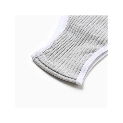 Комплект нижнего белья женский (топ, трусы) Collorista, серый, размер 42-44