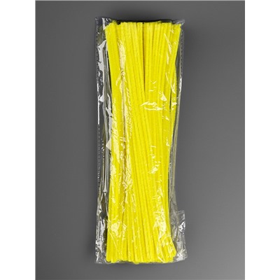 Синельная проволока, набор 50 шт., жёлтая, 30 см