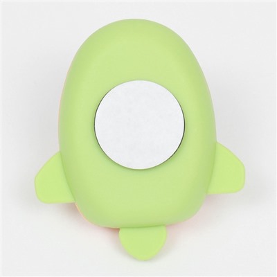 Игрушка с кошачьей мятой для кошек «Ракета», 6 см, пластик, оранжевая, зелёная