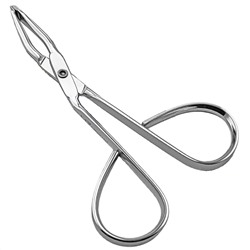 Mertz Пинцет-ножницы для коррекции бровей A1335, серебристый 22705