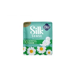 Ola! Silk sense Прокладки 10шт Extrafix Нормал ромашка ультратонкие