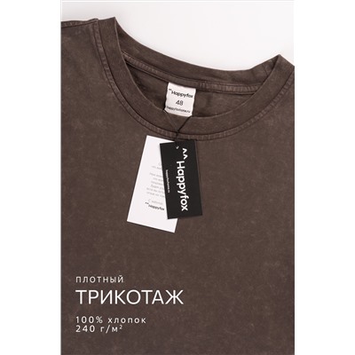 Мужской лонгслив оверсайз Happyfox