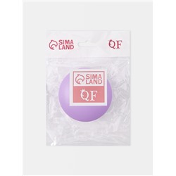 Расчёска массажная, круглая, складная, с зеркалом, d=7.5 см, в коробке, сиреневая