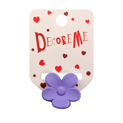 Заколка для волос "КРАБИК" 3 см 1 шт 5 цветов 2-718/64 DecoreMe